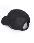 Black Classic Linen Cap