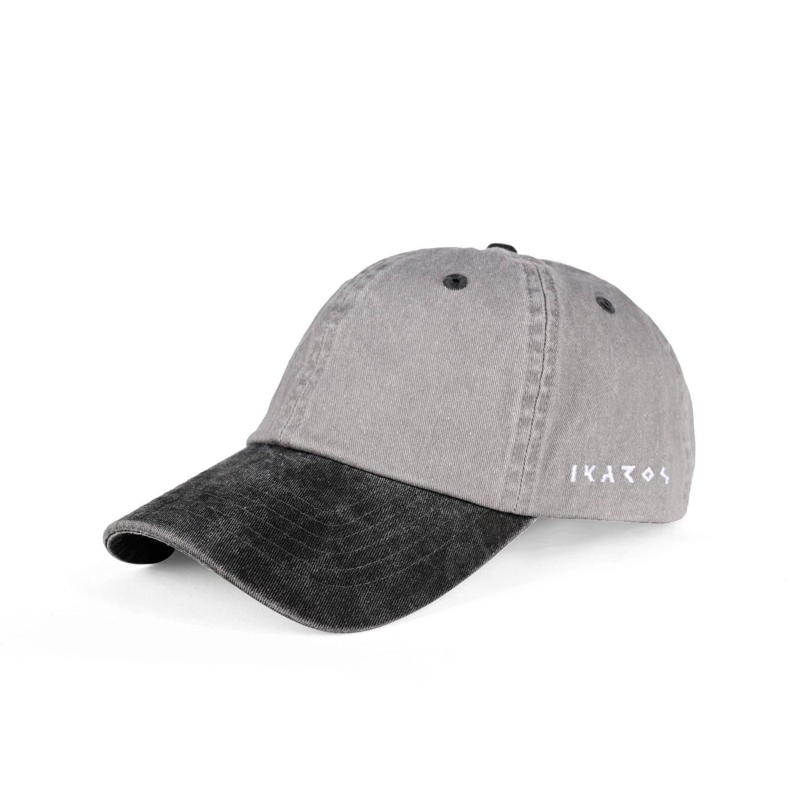 Grey Black Washed Cap | Medium - Large