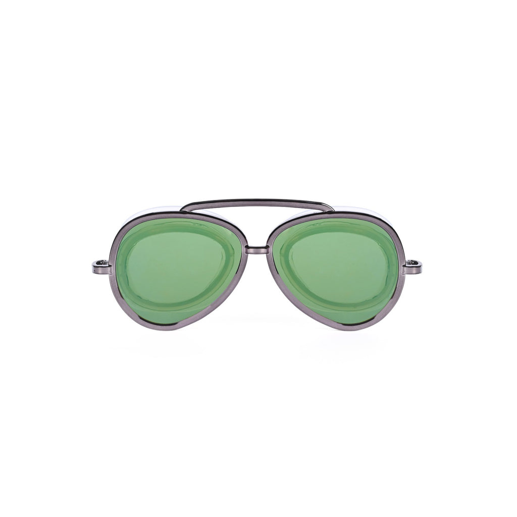 SF - Goggles – Green Mirror
