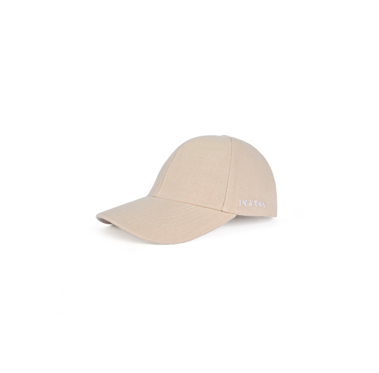 Beige Classic Linen Cap
