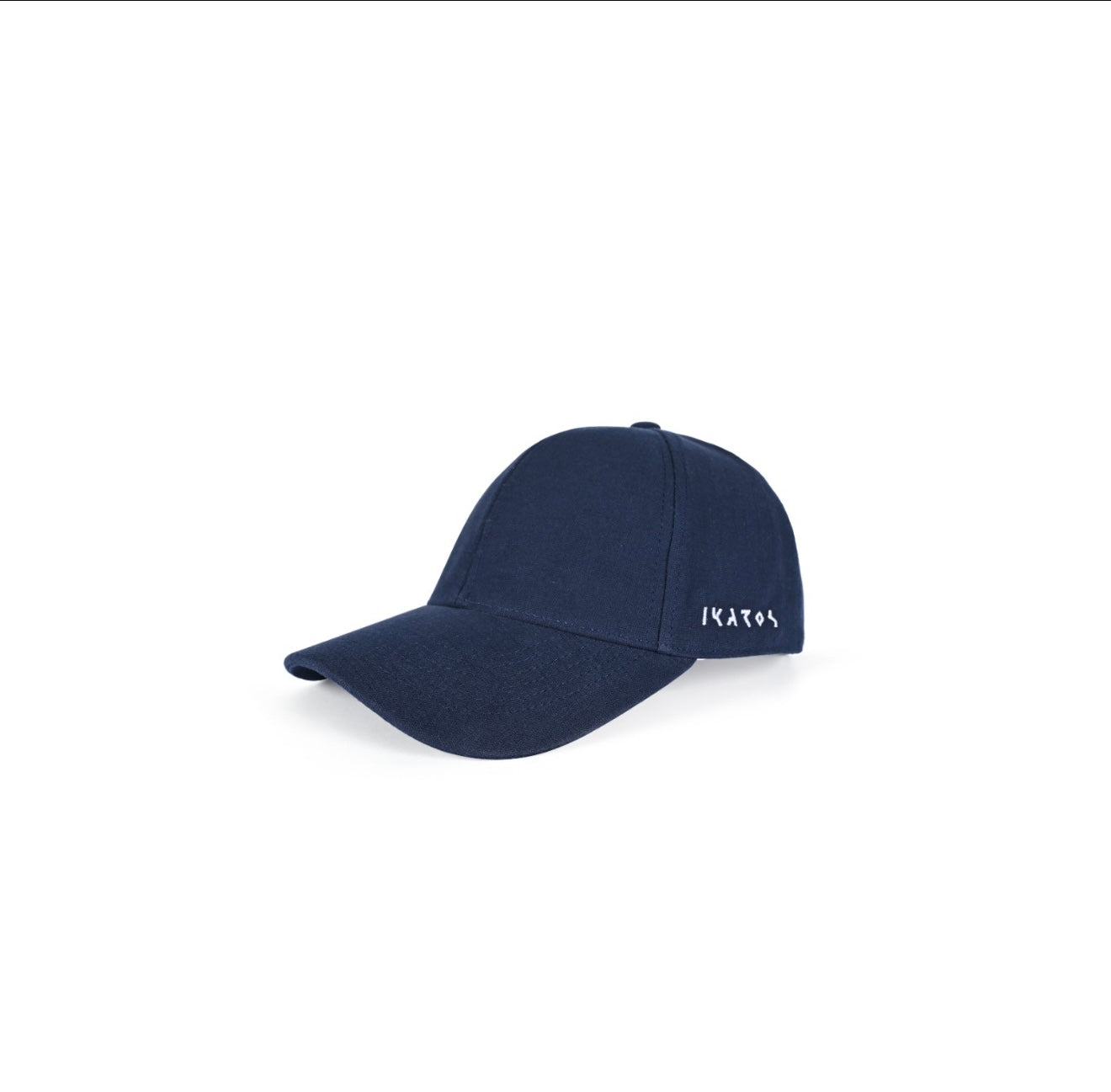Navy Linen Cap