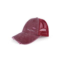 Rose Gold Mesh Washed Cap