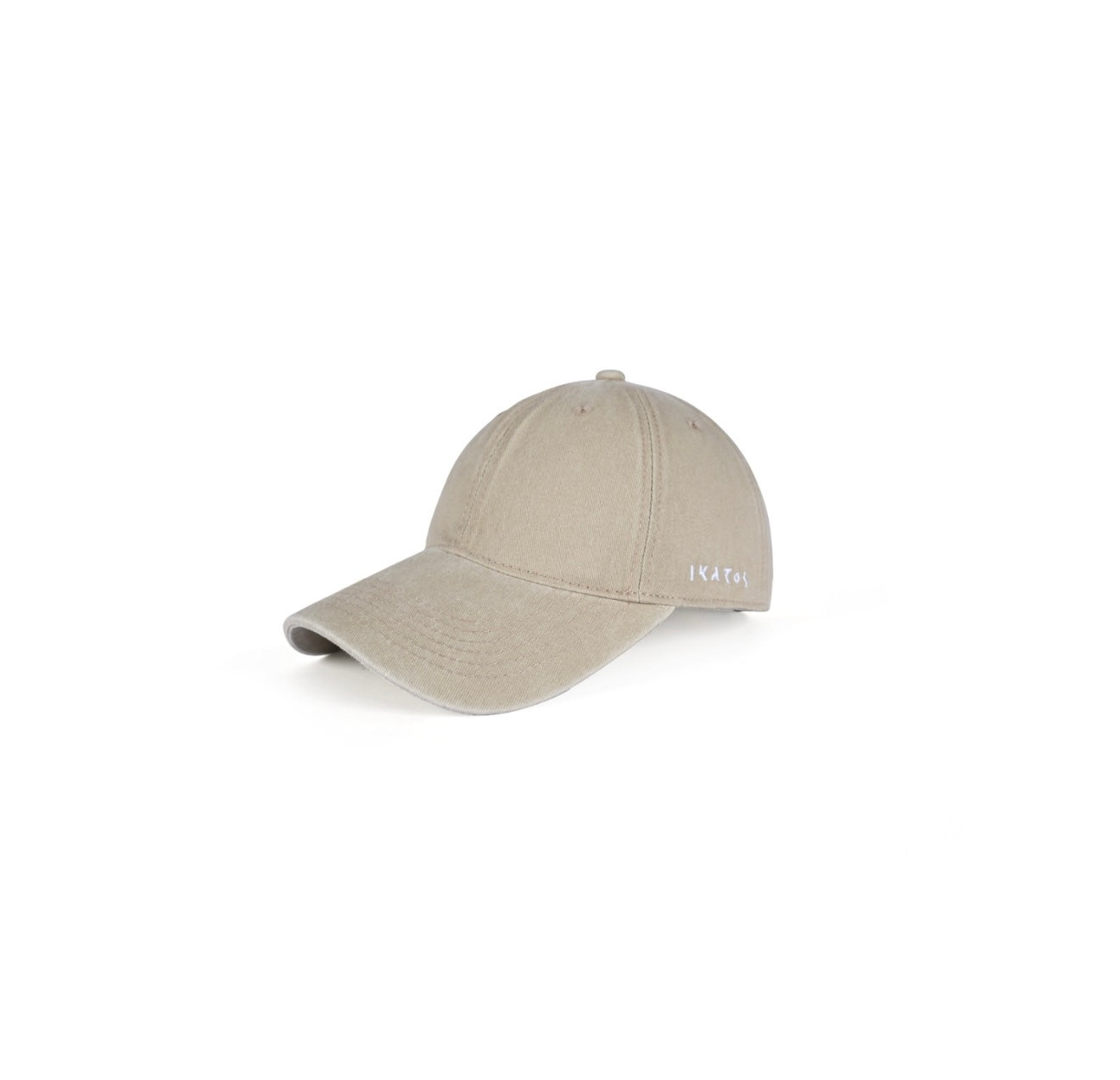 Beige Classic Washed Cap