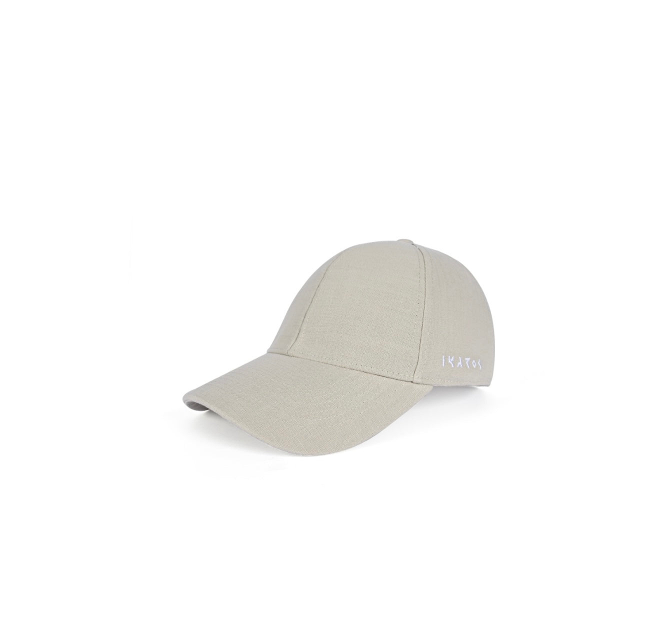 Grey Linen Cap