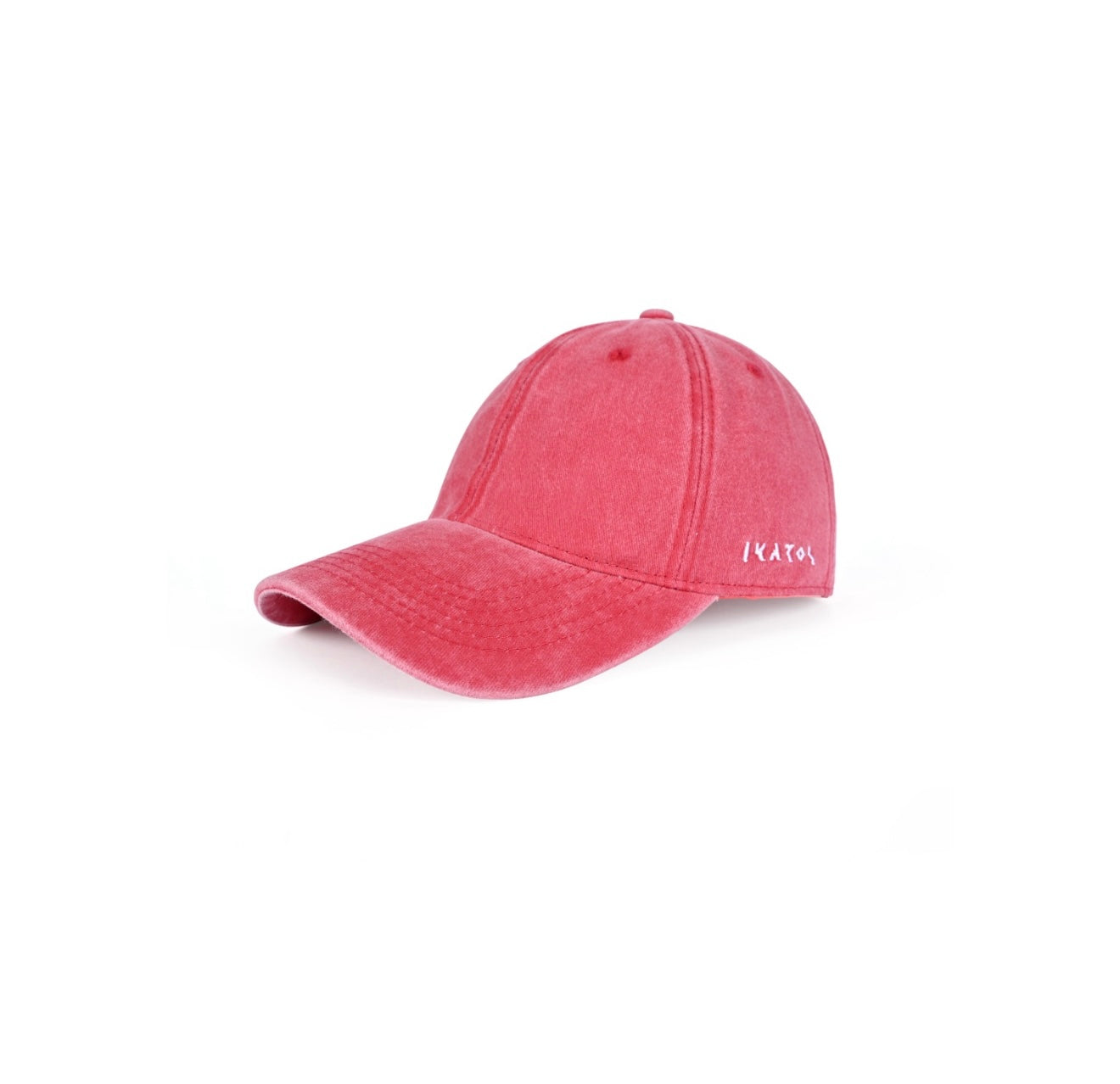 Light Red Classic Washed Cap